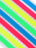 Блок-закладка с липким краем, 4 цвета, 8 блоков по 20 штук, 145×5 мм, флуоресцентные, пластиковые - Фото 5