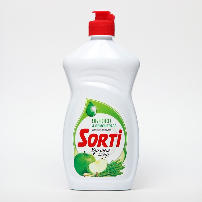 Средство для мытья посуды Sorti "Яблоко и лемонграсс", 450  гр - Фото 1