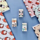 Ластик HappyGraphix "Пломбирное мороженое", прямоугольный, МИКС - фото 24568097