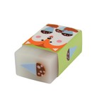 Ластик HappyGraphix "Пломбирное мороженое", прямоугольный, МИКС - фото 24568100