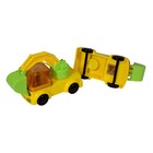 Точилка 1 отверстие с контейнером FUNSHARP "Экскаватор", МИКС 9874705 - фото 16291802