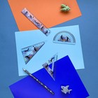 Треугольник 45°, 10 см НappyGraphix "Самокаты", пластиковый - фото 23571092