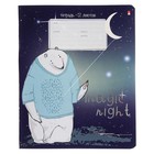 Тетрадь 12 листов в линию MAGIC NIGHT, обложка мелованный картон, фольгирование, МИКС (комплект 10 шт) - фото 24252724