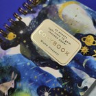 Тетрадь А6 60 листов в клетку на гребне "Сон", обложка картон, твёрдая подложка, soft touch, тиснение фольгой, блок 70 г/м2 - фото 24568113