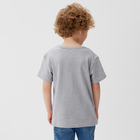 Футболка детская KAFTAN "Basic line", р.28 (86-92 см), серый - Фото 4
