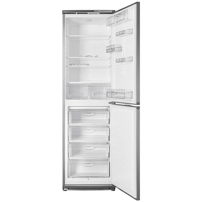 Холодильник ATLANT ХМ 6025-060, двухкамерный, класс А, 384 л, цвет мокрый асфальт
