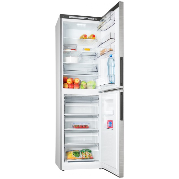 Холодильник ATLANT ХМ 4625-141, двухкамерный, класс А+, 378 л, цвет нержавеющая сталь