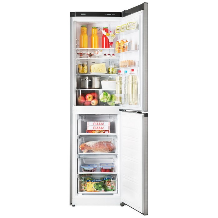 Холодильник ATLANT ХМ 4425-049 ND, двухкамерный, класс А, 342 л, цвет нержавеющая сталь