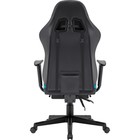 Кресло игровое DEFENDER Watcher, до 120 кг, подставка для ног, подсветка, иск. кожа, черное - Фото 6