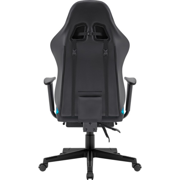 Кресло игровое DEFENDER Watcher, до 120 кг, подставка для ног, подсветка, иск. кожа, черное