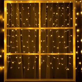 {{photo.Alt || photo.Description || 'УЦЕНКА Гирлянда «Занавес» 2×1.5 м, IP44, прозрачная нить, 280 LED, свечение тёплое белое, 8 режимов, солнечная батарея'}}