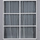 УЦЕНКА Гирлянда «Занавес» 2×1.5 м, IP44, прозрачная нить, 280 LED, свечение тёплое белое, 8 режимов, солнечная батарея - Фото 2