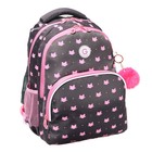 Рюкзак школьный, 40 х 27 х 20 см, Grizzly 360, эргономичная спинка, отделение для ноутбука, серый RG-360-5_2 - фото 24589204