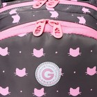 Рюкзак школьный, 40 х 27 х 20 см, Grizzly 360, эргономичная спинка, отделение для ноутбука, серый RG-360-5_2 - фото 24589215