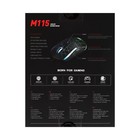 Мышь Marvo M115 Wired, проводная, оптическая, 4000 dpi, USB, подсветка, чёрная - фото 51313717 Мышь Marvo M115 Wired, проводная, оптическая, 4000 dpi, USB, подсветка, чёрная - фото 51313717