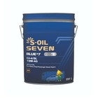 Масло моторное S-OIL BLUE #7, 10W-40, CJ-4, синтетическое, 20 л - фото 185147
