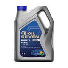 Масло моторное S-OIL BLUE #7, 10W-40, CJ-4, синтетическое, 4 л - фото 185148