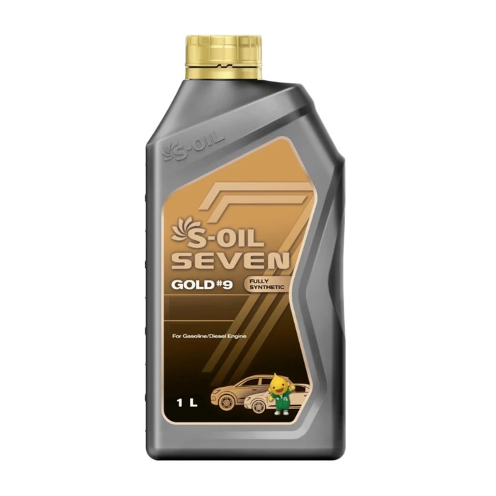 Масло моторное S-OIL GOLD #9, 5W-40, SN/CF C3, синтетическое, 1 л - Фото 1