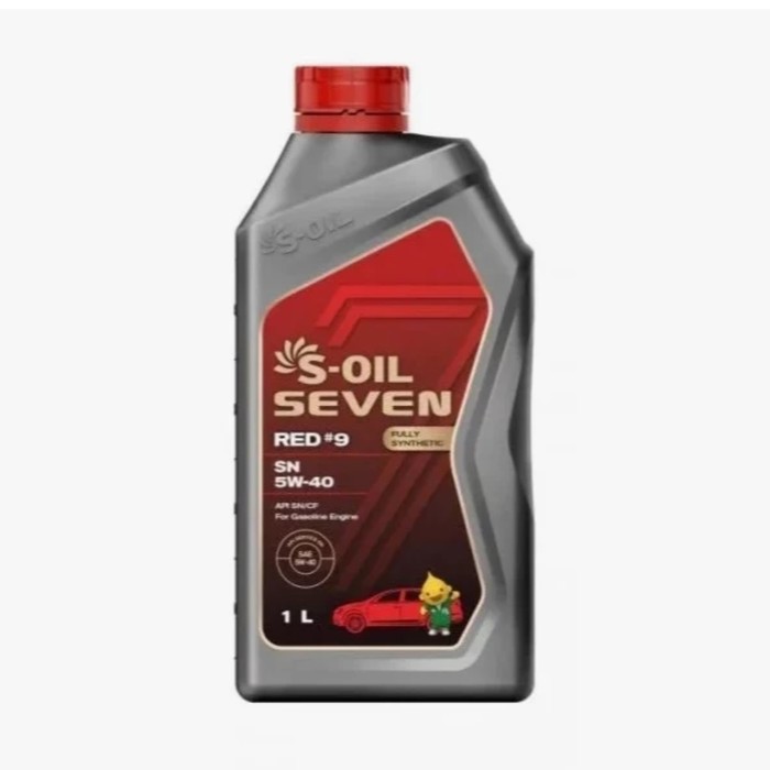 Масло моторное S-OIL RED #9, 5W-40, CF/SN, синтетическое, 1 л - Фото 1