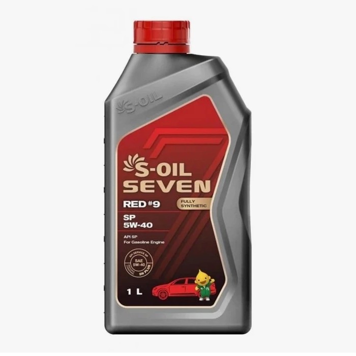 Масло моторное S-OIL RED #9, 5W-40, SP, синтетическое, 1 л - Фото 1