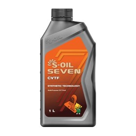 Масло трансмиссионное S-OIL CVTF, синтетическое, 1 л
