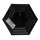 Светильник НТУ 04-60-001 Оскар, Е27, IP44, 60 Вт, прозрачное стекло, черный - Фото 3