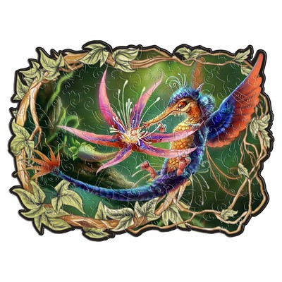 Фигурные пазлы, 18 × 23 см «Фантастическая птица» 100 деталей