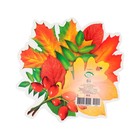 Украшение на скотче "Осенний букет" лист дуба, 26х26 см (комплект 10 шт) - фото 25276485