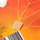 Украшение на скотче "Кленовый лист" красный, 18х18 см (комплект 10 шт) - фото 25276501