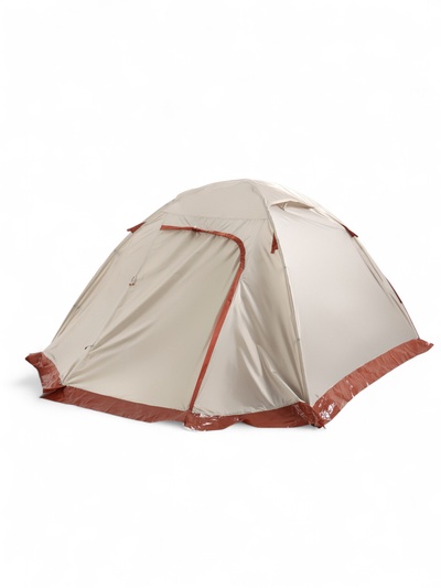 Палатка туристическая 2-местная maclay katun ume cool 2, 325×160×120 см, трекинговая, двухслойная, с тамбуром, бежевая