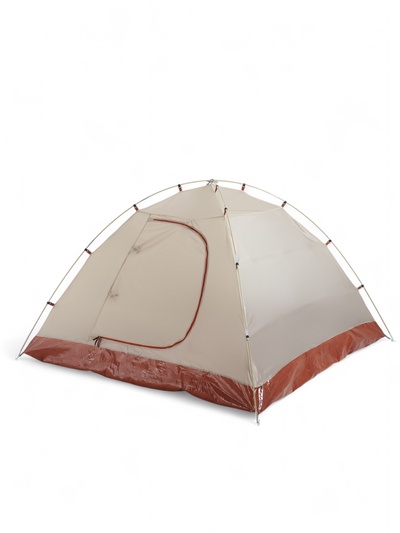 Палатка туристическая 2-местная maclay katun ume cool 2, 325×160×120 см, трекинговая, двухслойная, с тамбуром, бежевая