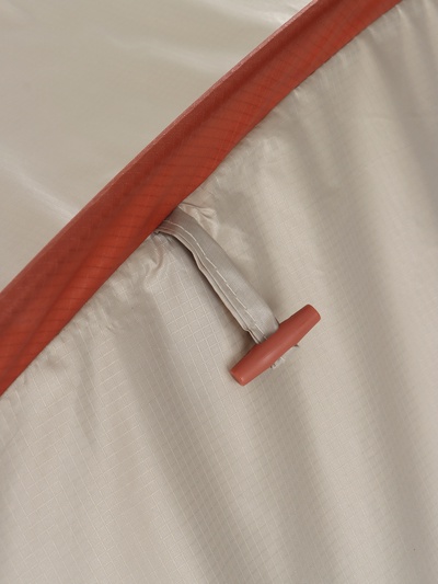 Палатка туристическая 2-местная maclay katun ume cool 2, 325×160×120 см, трекинговая, двухслойная, с тамбуром, бежевая