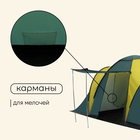 Палатка туристическая, кемпинговая maclay MASSIF 4, 4-местная, с тамбуром - Фото 5