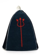 Шапка для бани и сауны «Святой негодник», полиэфир 70%, шерсть 30%, «Добропаровъ» - Фото 4