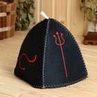 Шапка для бани и сауны «Святой негодник», полиэфир 70%, шерсть 30%, «Добропаровъ» - Фото 10