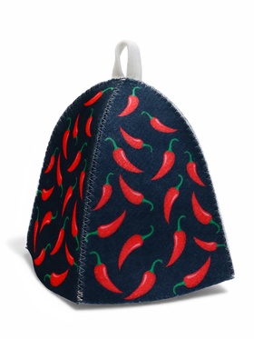 Шапка для бани и сауны «Перчик», полиэфир, шерсть, «Добропаровъ» 9894227