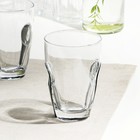 Набор стаканов стеклянный «Снэп», 260 мл, 3 шт, серый пластиковый аксессуар - Фото 2