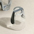 Набор стаканов стеклянный «Снэп», 260 мл, 3 шт, серый пластиковый аксессуар - Фото 5