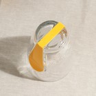 Набор стаканов стеклянный «Снэп», 260 мл, 3 шт, желтый пластиковый аксессуар - Фото 6