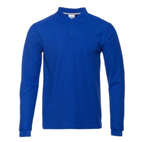 Рубашка мужская, размер 44, цвет синий