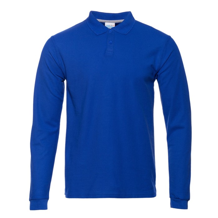 Рубашка мужская, размер 44, цвет синий - Фото 1