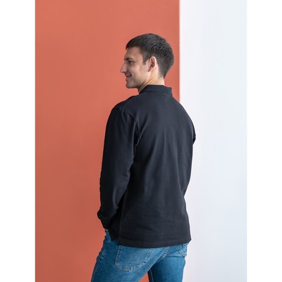 Рубашка мужская, размер 52, цвет тёмно-синий