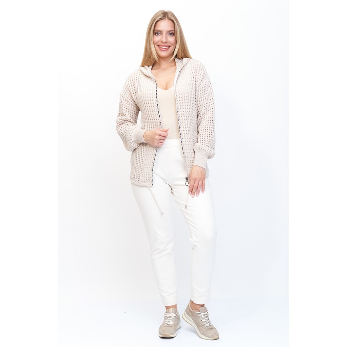 Жакет женский, размер 52, цвет молочный 65514