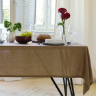 Скатерть «Этель» ECO, 136×180 ±6 см, 70% хлопок, 30% лён, 190 г/м², оливковая - Фото 1