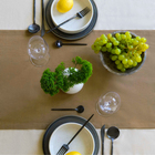 Дорожка на стол «Этель» ECO, 40×136 ±6 см, 70% хлопок, 30% лён, 190 г/м², оливковая - Фото 3