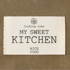 Дорожка на стол «Этель» ECO, 40×136 ±6 см, 70% хлопок, 30% лён, 190 г/м², оливковая - Фото 4