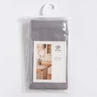 Дорожка на стол «Этель» ECO, 40×136 ±6 см, 70% хлопок, 30% лён, 190 г/м², серая - Фото 6