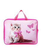 Папка для труда, А4, текстильная, 35×27×7 см «Милый котик» - Фото 2