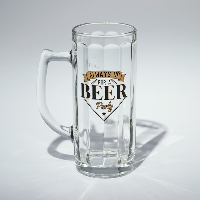 Кружка для пива «Гамбург. Чирз», стеклянная, 500 мл, микс