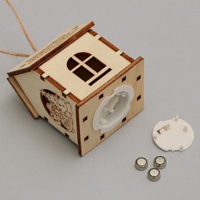 Ёлочная игрушка «Новый год: Счастье в дом», 6×4.5 см